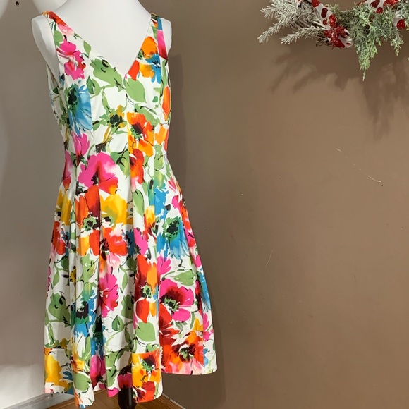 Lauren Ralph Lauren Dresses & Skirts - Lauren by Ralph Lauren Fit & Flare Floral Dress 12